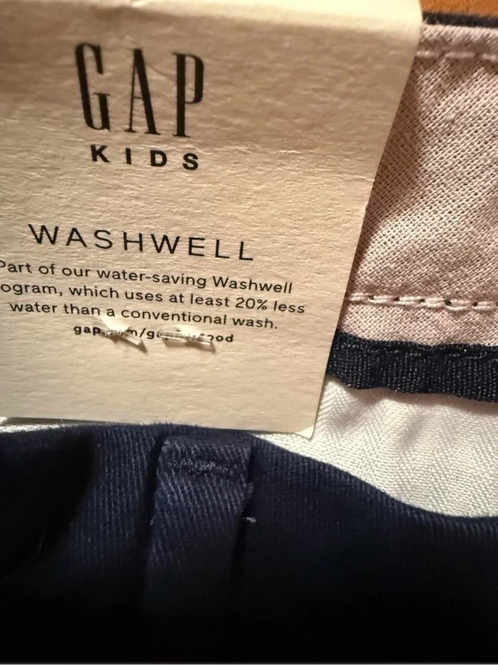 Gap Kids Uniform/ summer Khaki Shorts in navy blue size 12 boys
